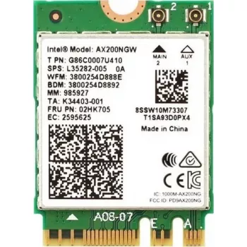 INTEL Wireless‑6 AX201 M.2 2230 (CNVi) bez vPro tīkla adapteris