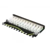 Alcasa GC-N0121 12 portu RJ45 Cat6a 0.5U metāla sadales panelis