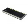 Alcasa GC-N0121 12 portu RJ45 Cat6a 0.5U metāla sadales panelis