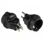 Strāvas adapteris Type B Type F Melns Alcasa PA-4502S