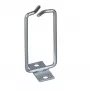 EFB Elektronik 699991.2 kabeļu vadīklas kronšteins, 40 x 80 mm, pelēks, cinkots tērauds