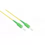 Alcasa LW-S903SASA InfiniBand optiskās šķiedras kabelis 3 m SC FTTH dzeltens