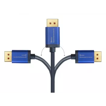 Video kabeļa adapteris Alcasa 4860-SF050B 5m DisplayPort uz HDMI Zils