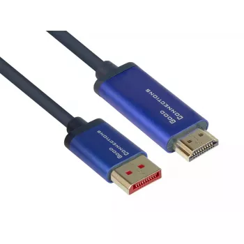 Video kabeļa adapteris Alcasa 4860-SF050B 5m DisplayPort uz HDMI Zils