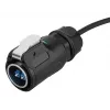 Alcasa S1 IC01-24F01 LC Black 3m taisnais savienotājs