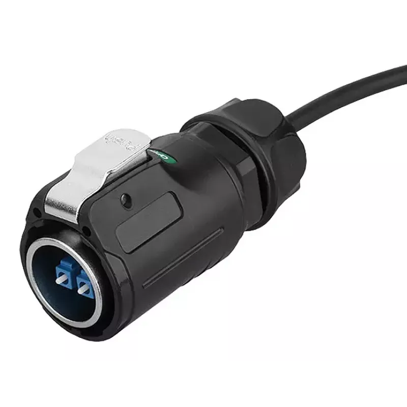 Alcasa S1 IC01-24F01 LC Black 3m taisnais savienotājs