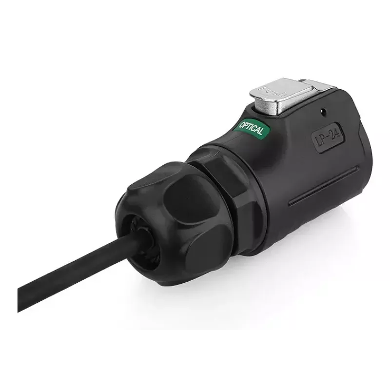 Alcasa S1 IC01-24F01 LC Black 3m taisnais savienotājs