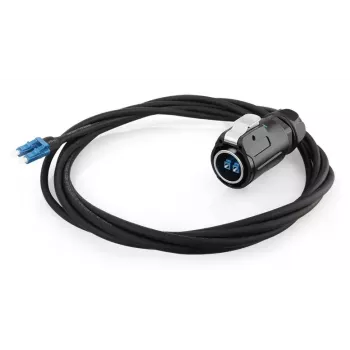 Alcasa S1 IC01-24F01 LC Black 3m taisnais savienotājs