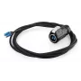 Alcasa S1 IC01-24F01 LC Black 3m taisnais savienotājs