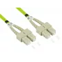 Šķiedru optikas kabelis Alcasa LW-830SC5 30 m SC Zaļš