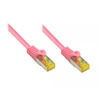 Tīkla kabelis Alcasa 50m Cat7 RJ-45 Purpursarkans S/FTP (S-STP)