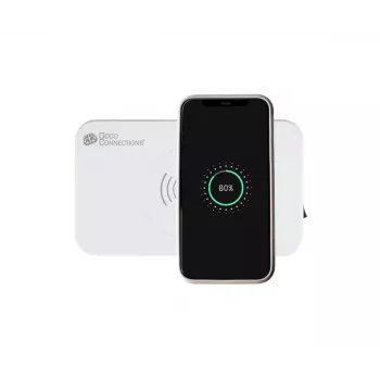 Mobilās ierīces lādētājs Alcasa PCA-D005W Universāls Balts AC Bezvadu Ātrā uzlāde