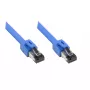 Tīkla kabelis Alcasa 8080-100B 10m Cat8.1 S/FTP Zils