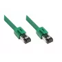 Tīkla kabelis Alcasa 8080-150G Zaļš 15m Cat8.1 S/FTP