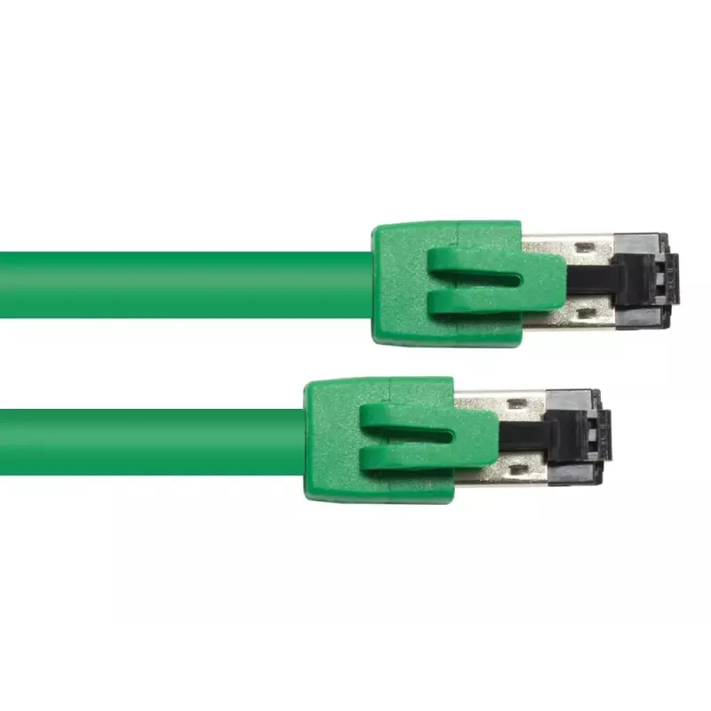 Tīkla kabelis Alcasa 8080-200G 20m Cat8.1 S/FTP Zaļš