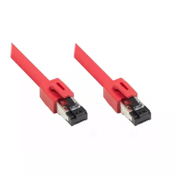 Tīkla kabelis Alcasa 8080-075R Sarkans 7.5m Cat8.1 S/FTP