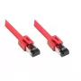 Tīkla kabelis Alcasa 8080-075R Sarkans 7.5m Cat8.1 S/FTP