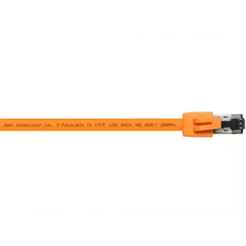 Tīkla kabelis Alcasa 8080-050O 5m Cat8.1 S/FTP Oranžs