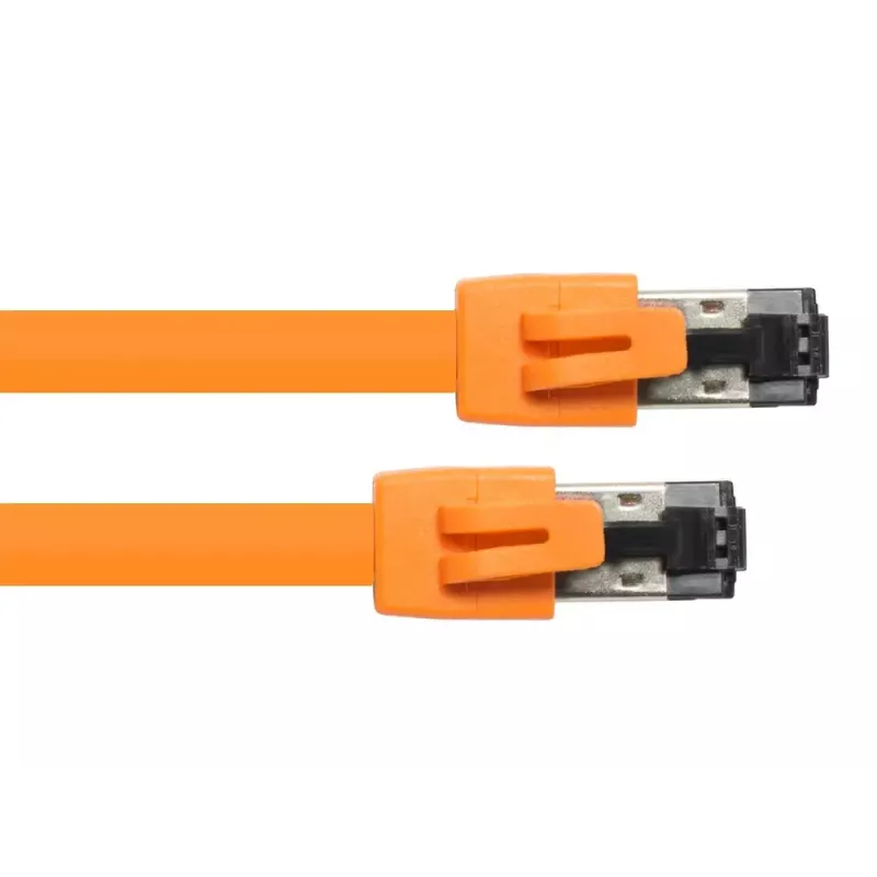 Tīkla kabelis Alcasa 8080-075O Oranžs 7,5 m Cat8.1 S/FTP