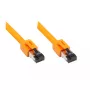 Tīkla kabelis Alcasa 8080-075O Oranžs 7,5 m Cat8.1 S/FTP
