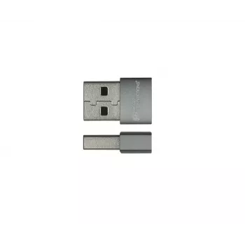 USB dzimuma pārveidotājs Alcasa USB-AD203-5 USB-A uz USB-C Pelēks