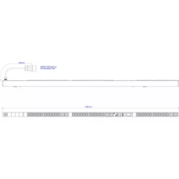 Strāvas sadalītājs Bachmann BlueNet BN3500 400V AC 42 kontaktligzdas