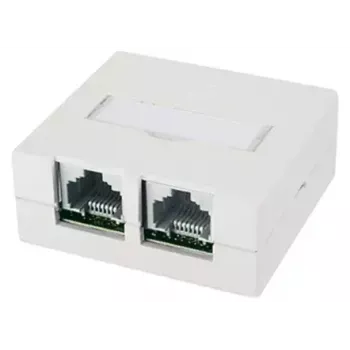 RJ-45 kontaktligzda Telegärtner J00023A0056 balta