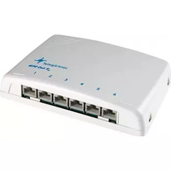 Telegärtner MPD6-HS K Cat.6A Mini Distributors, 6x RJ45, Alpine White