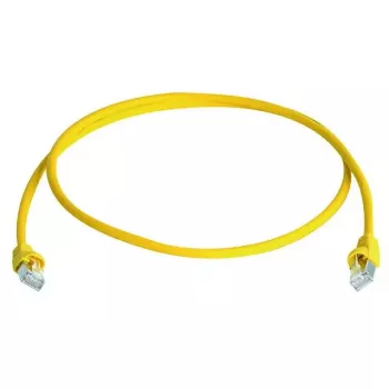 Savienojuma kabelis Telegaertner MP8 FS 500 LSZH 0,25 m Dzeltens Cat6a SF/UTP (S-FTP) RJ-45–RJ-45