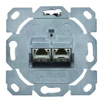 Kontaktligzda RJ-45 Telegärtner J00020A0529 Metāla 2 moduļi 6.a kategorija