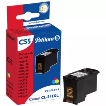 Pildspalvas kasetne Pelikan C55, pigmenta bāzes krāsu tinte 6 ml, tri-krāsu CMY, 1 gab.