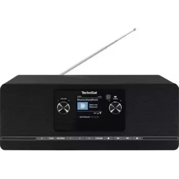Digitālā galda radio TECHNISAT DigitRadio 372 CD BT melns ar CD atskaņotāju un Bluetooth
