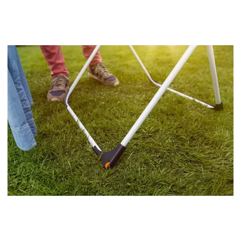 Grīdas žāvētājs VILEDA Doble 157246 — alumīnijs un tērauds, 22 m žāvēšanas vieta, salokāms, 209 cm garums