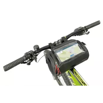 Velosomas BKB30/BK TROIKA priekšējā 4 L Nylon PVC Brezents Melna