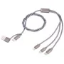 USB-C uz USB-A uzlādes kabelis TROIKA CBL30/GY, 1 m, pelēks