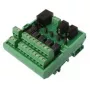 Relēju kārbas seriālais pārveidotājs/retranslators/izolators, ONLINE USV-Systeme CON_R_AUX, 12 V, 500 mA, 68×45×78 mm, 0.1 kg, melns/zaļš
