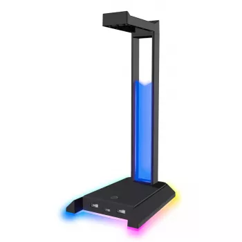 Austiņu statīvs Speedlink EXCELLO NX RGB — melns, 226 g