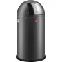 Atkritumu tvertne Wesco Kickmaster Soft Graphite Matt 112769 — pedāļu tērauda spainis, 20–25 L