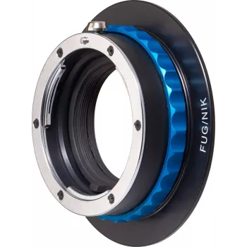 Objektīva adapteris Novoflex FUG/NIK — Nikon F objektīva stiprināšanai Fujifilm G (G-Mount) kamerai