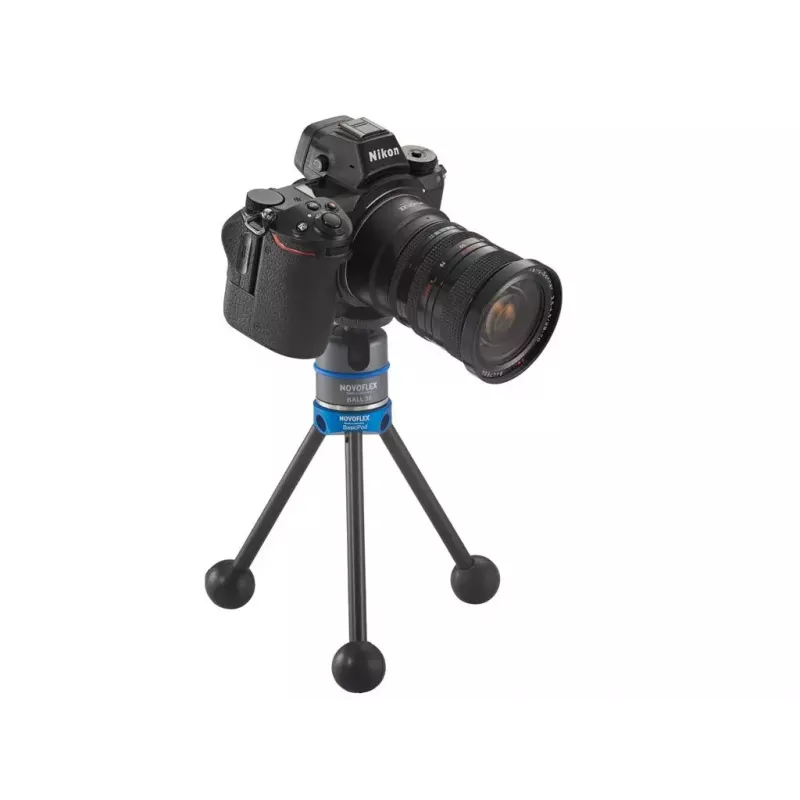 Statīvs Novoflex BasicPod Mini digitālajām un filmu kamerām melns/zils