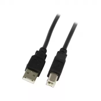 USB kabelis Synergy 21 S215472 USB 2.0 5m USB A USB B Melns