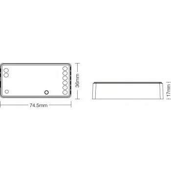 LED kontrolieris MiBoxer FUT037Z+ 3in1 RGBW Zigbee 3.0
