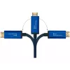 Video kabeļa adapteris Alcasa 4520-CSF030B 3 m zils