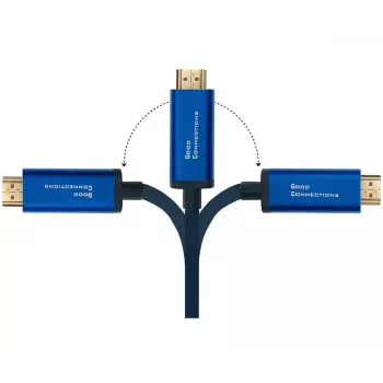 Video kabeļa adapteris Alcasa 4520-CSF030B 3 m zils