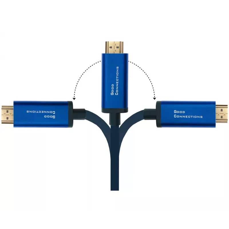 Video kabeļa adapteris Alcasa 4520-CSF030B 3 m zils