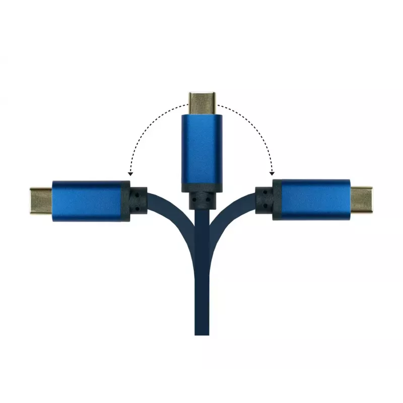 Video kabeļa adapteris Alcasa 4520-CSF030B 3 m zils