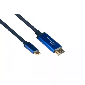 Video kabeļa adapteris Alcasa 4520-CSF030B 3 m zils