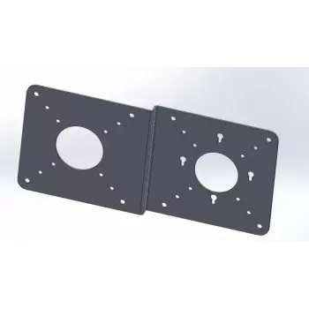 ALLNET VESA_MINIPC_PLATE Melns – montāžas plāksne mini datoriem