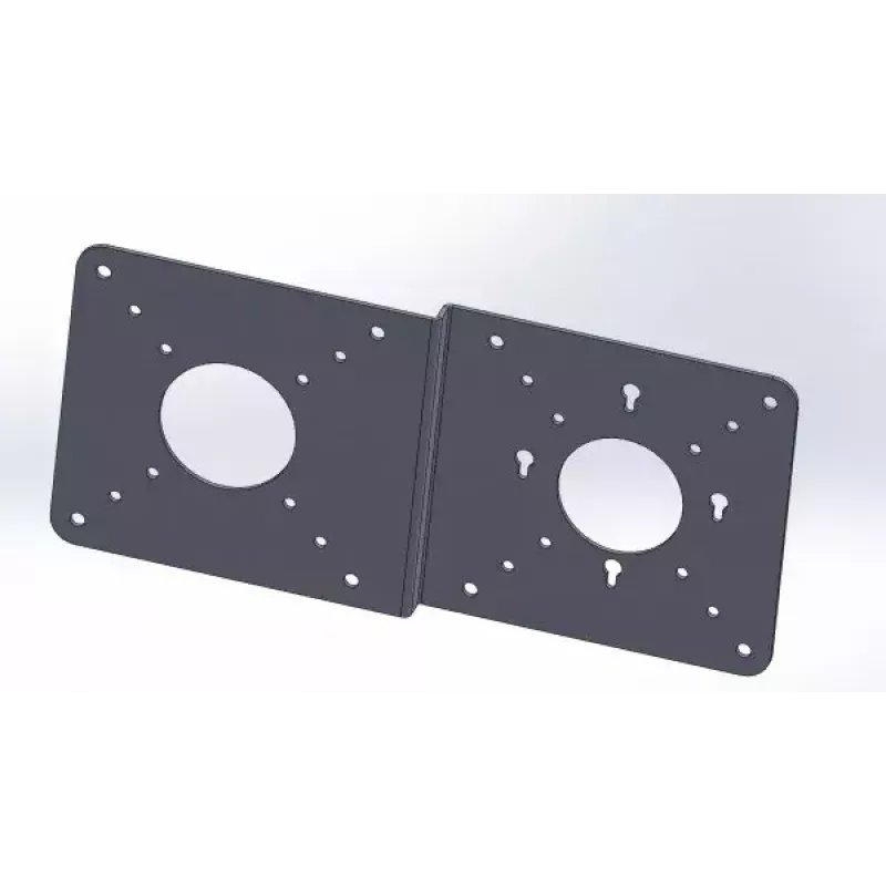 ALLNET VESA_MINIPC_PLATE Melns – montāžas plāksne mini datoriem