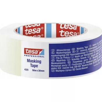 Maskēšanas lente Tesa 04325 balta 50 m × 38 mm vispārējai lietošanai